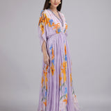 Amethyst Bloom Printed Kaftan