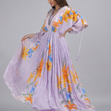 Amethyst Bloom Printed Kaftan
