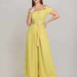 Aurora Glow Yellow Jumpsuit