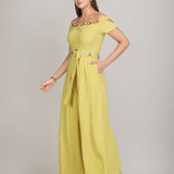 Aurora Glow Yellow Jumpsuit