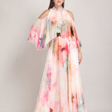 Floral Maze Printed Dress