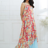 Printed Asymmetric Tunic Set