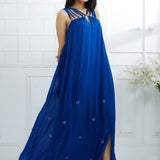 Royal Blue Embellished Dress