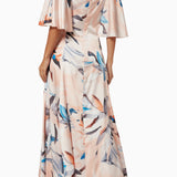 Printed High-Low Dress