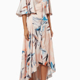 Printed High-Low Dress