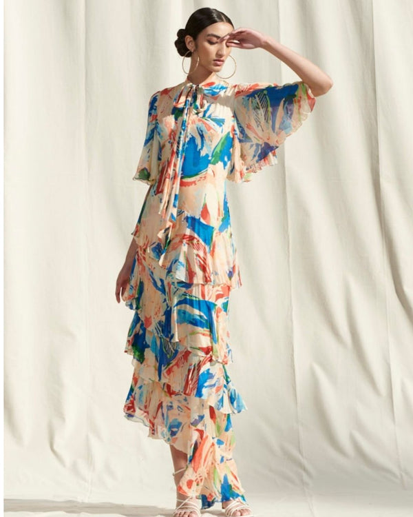 Asymmetrical Tier Dress