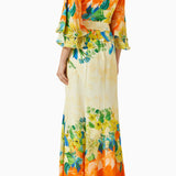 Printed Floral Maxi Dress