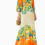 Printed Floral Maxi Dress