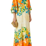 Printed Floral Maxi Dress