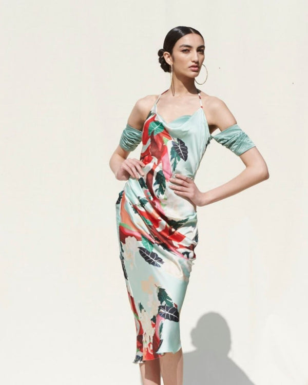 Drape Slip Dress