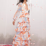 Ivory Tiered Maxi Dress