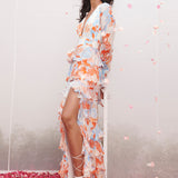Ivory Tiered Maxi Dress