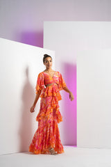 Pink misty femme maxi dress