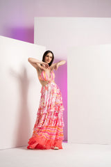 Pink fancy fusion maxi dress