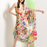 Multi Floral Rush Kaftan Dress