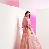 Patchy Flora Embroidered Peplum Maxi Dress