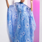 Pearl Blue Embroidered Kaftan