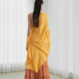 Offshoulder Tunic With Tiered Sharara