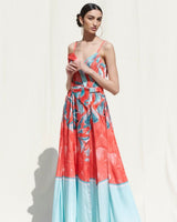 Wrap Panelled Dress And A Belt Details