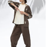 Moss Green Kimono Set