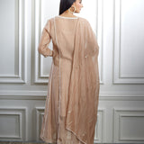 Nude Aari Embroidered Kurta Set