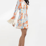 Chiffon Printed Short Dress