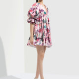 Azalea Printed Short Dress