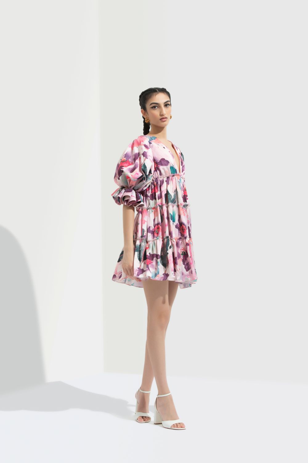 Azalea Printed Short Dress #RTS