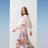 Satin Multi Overlap Dress
