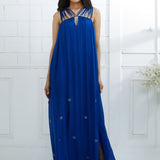 Royal Blue Embellished Dress