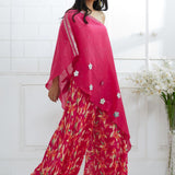 D.fuchsia A-symmetric Tunic Set