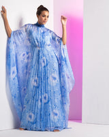 Pearl Blue Embroidered Kaftan