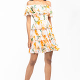 Chiffon Printed Short Dress