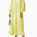 Layered Maxi Dress in Chiffon & Georgette