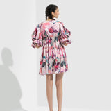 Azalea Printed Short Dress