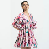 Azalea Printed Short Dress