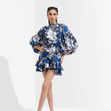 Luana tiered mini dress