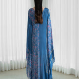 Printed Slit Kaftan Dress