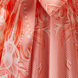 One Shoulder Belted Maxi Dress in Crepe