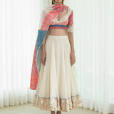 Printed Patchwork Lehenga Set