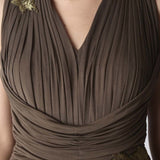Brown Jersey Dress