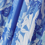 One Shoulder Belted Maxi Dress in Crepe