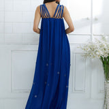 Royal Blue Embellished Dress