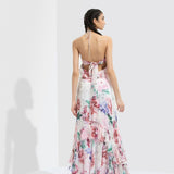 Iris Printed Long Dress