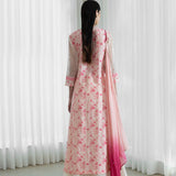 Pintucks Kurta With Sharara And Dupatta