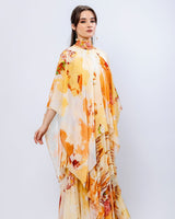Apricot Crush Embroidered Maxi Dress