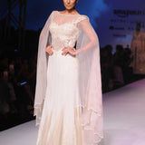 Ivory Celeste Cape Gown