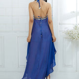 Blue Ombre Embellished Dress