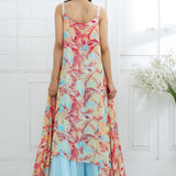 Printed Asymmetric Tunic Set