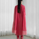 Straight Kurta Paired With Pants And Dupatta